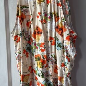 Sadie & Sage Multicolor vacation pattern dress